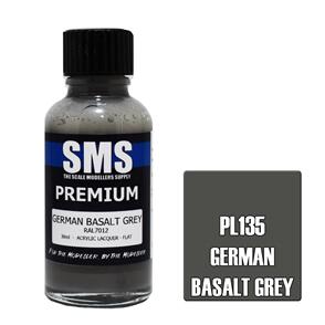 SMS AIR BRUSH PAINT 30ML PREMIUM GERMAN BASALT GREY  ACRYLIC LACQUER SCALE MODELLERS SUPPLY