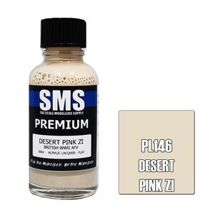 SMS AIR BRUSH PAINT 30ML PREMIUM DESERT PINK ZI  ACRYLIC LACQUER SCALE MODELLERS SUPPLY