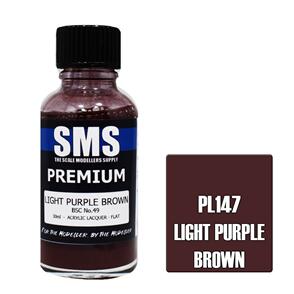 SMS AIR BRUSH PAINT 30ML PREMIUM LIGHT PURPLE BROWN  ACRYLIC LACQUER SCALE MODELLERS SUPPLY