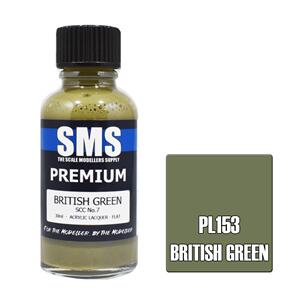 SMS AIR BRUSH PAINT 30ML PREMIUM BRITISH GREEN SCC NO.7   ACRYLIC LACQUER SCALE MODELLERS SUPPLY