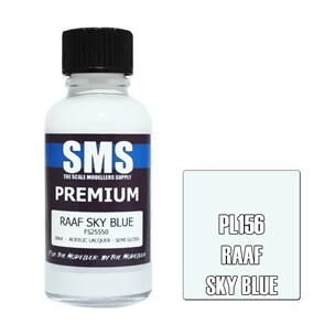 SMS AIR BRUSH PAINT 30ML PREMIUM RAAF SKY BLUE  ACRYLIC LACQUER SCALE MODELLERS SUPPLY