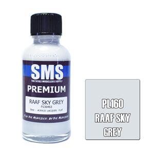 SMS AIR BRUSH PAINT 30ML PREMIUM RAAF SKY GREY  ACRYLIC LACQUER SCALE MODELLERS SUPPLY