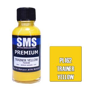 SMS AIR BRUSH PAINT 30ML PREMIUM TRAINER YELLOW  ACRYLIC LACQUER SCALE MODELLERS SUPPLY