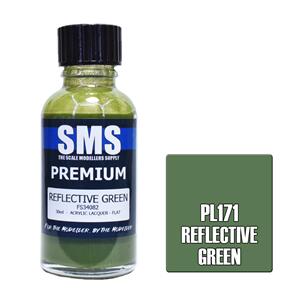 SMS AIR BRUSH PAINT 30ML PREMIUM REFLECTIVE GREEN  ACRYLIC LACQUER SCALE MODELLERS SUPPLY
