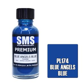 SMS AIR BRUSH PAINT 30ML PREMIUM BLUE ANGELS BLUE  ACRYLIC LACQUER SCALE MODELLERS SUPPLY