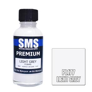 SMS AIR BRUSH PAINT 30ML PREMIUM LIGHT GREY  ACRYLIC LACQUER SCALE MODELLERS SUPPLY