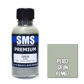 SMS AIR BRUSH PAINT 30ML PREMIUM GRUN RLM62  ACRYLIC LACQUER SCALE MODELLERS SUPPLY