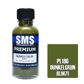 SMS AIR BRUSH PAINT 30ML PREMIUM DUNKELGRUN RLM71  ACRYLIC LACQUER SCALE MODELLERS SUPPLY