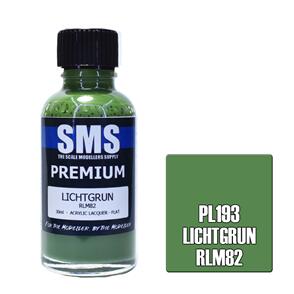 SMS AIR BRUSH PAINT 30ML PREMIUM LICHTGRUN RLM82  ACRYLIC LACQUER SCALE MODELLERS SUPPLY