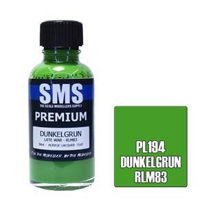 SMS AIR BRUSH PAINT 30ML PREMIUM DUNKELGRUN RLM83  ACRYLIC LACQUER SCALE MODELLERS SUPPLY