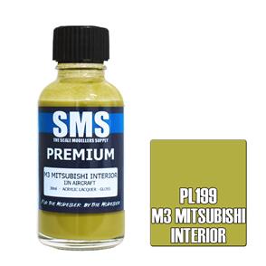 SMS AIR BRUSH PAINT 30ML PREMIUM M3 MITSUBISHI INTERIOR  ACRYLIC LACQUER SCALE MODELLERS SUPPLY