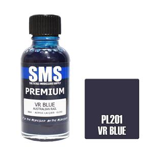 SMS AIR BRUSH PAINT 30ML PREMIUM VR BLUE  ACRYLIC LACQUER SCALE MODELLERS SUPPLY