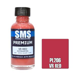 SMS AIR BRUSH PAINT 30ML PREMIUM VR RED  ACRYLIC LACQUER SCALE MODELLERS SUPPLY