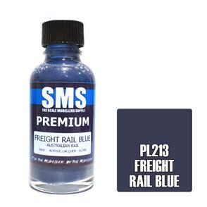 SMS AIR BRUSH PAINT 30ML PREMIUM FREIGHT RAIL BLUE ACRYLIC LACQUER SCALE MODELLERS SUPPLY