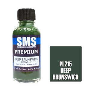 SMS AIR BRUSH PAINT 30ML PREMIUM DEEP BRUNSWICK  ACRYLIC LACQUER SCALE MODELLERS SUPPLY