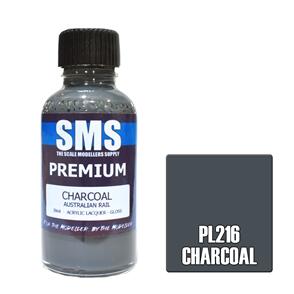 SMS AIR BRUSH PAINT 30ML PREMIUM CHARCOAL  ACRYLIC LACQUER SCALE MODELLERS SUPPLY