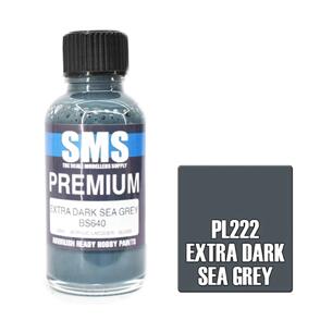 SMS AIRBRUSH PAINT 30ML PREMIUM EXTRA DARK SEA GREY ACRYLIC LACQUER SCALE MODELLERS SUPPLY