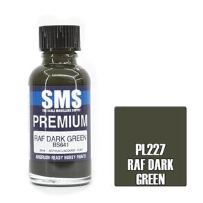 SMS AIR BRUSH PAINT 30ML RAD DARK GREEN PL227 ACRYLIC LACQUER SCALE MODELLERS SUPPLY