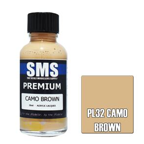 SMS AIR BRUSH PAINT 30ML PREMIUM CAMO BROWN ACRYLIC LACQUER SCALE MODELLERS SUPPLY