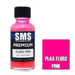 SMS AIRBRUSH PAINT 30ML PREMIUM FLURO PINK ACRYLIC LACQUER SCALE MODELLERS SUPPLY