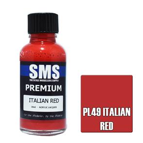 SMS AIRBRUSH PAINT 30ML PREMIUM ITALIAN RED ACRYLIC LACQUER SCALE MODELLERS SUPPLY