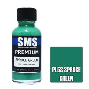 SMS AIRBRUSH PAINT 30ML PREMIUM SPRUCE GREEN ACRYLIC LACQUER SCALE MODELLERS SUPPLY