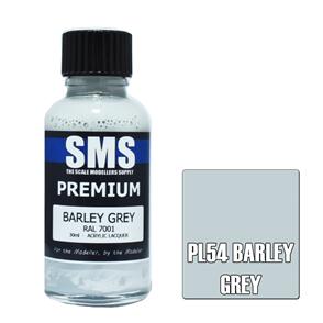 SMS AIR BRUSH PAINT 30ML PREMIUM BARLEY GREY  ACRYLIC LACQUER SCALE MODELLERS SUPPLY