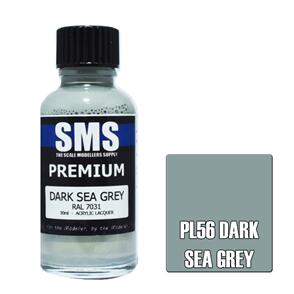 SMS AIR BRUSH PAINT 30ML PREMIUM DARK SEA GREY  ACRYLIC LACQUER SCALE MODELLERS SUPPLY