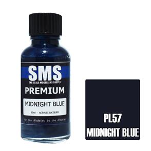 SMS AIRBRUSH PAINT 30ML PREMIUM MIDNIGHT BLUE ACRYLIC LACQUER SCALE MODELLERS SUPPLY