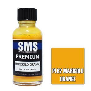 SMS AIRBRUSH PAINT 30ML PREMIUM MARIGOLD ORANGE ACRYLIC LACQUER SCALE MODELLERS SUPPLY