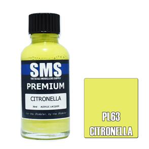SMS AIRBRUSH PAINT 30ML PREMIUM CITRONELLA ACRYLIC LACQUER SCALE MODELLERS SUPPLY