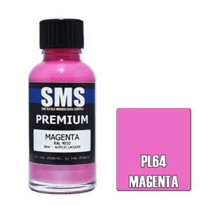 SMS AIRBRUSH PAINT 30ML PREMIUM MAGENTA ACRYLIC LACQUER SCALE MODELLERS SUPPLY