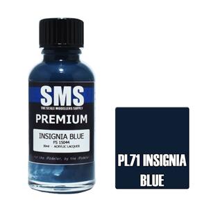 SMS AIR BRUSH PAINT 30ML PREMIUM INSIGNIA BLUE  ACRYLIC LACQUER SCALE MODELLERS SUPPLY