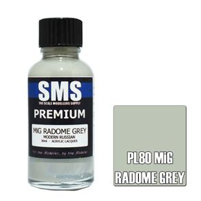 SMS AIR BRUSH PAINT 30ML PREMIUM MIG RADOME GREY  ACRYLIC LACQUER SCALE MODELLERS SUPPLY