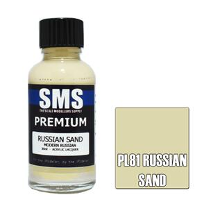 SMS AIR BRUSH PAINT 30ML PREMIUM RUSSIAN SAND  ACRYLIC LACQUER SCALE MODELLERS SUPPLY