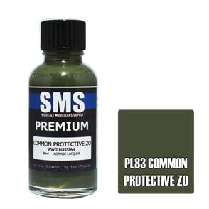 SMS AIR BRUSH PAINT 30ML PREMIUM COMMON PROTECTIVE ZO  ACRYLIC LACQUER SCALE MODELLERS SUPPLY