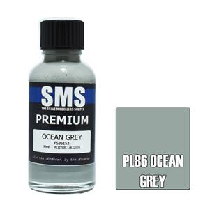 SMS AIR BRUSH PAINT 30ML PREMIUM OCEAN GREY  ACRYLIC LACQUER SCALE MODELLERS SUPPLY