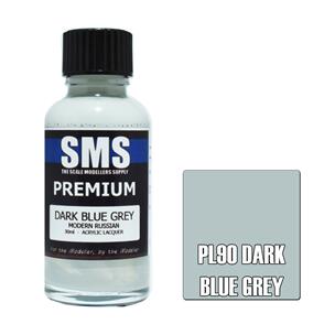 SMS AIR BRUSH PAINT 30ML PREMIUM DARK BLUE GREY  ACRYLIC LACQUER SCALE MODELLERS SUPPLY