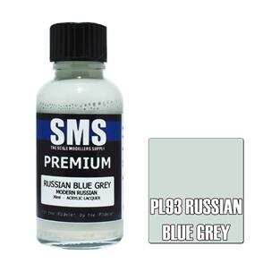 SMS AIR BRUSH PAINT 30ML PREMIUM RUSSIAN BLUE GREY  ACRYLIC LACQUER SCALE MODELLERS SUPPLY