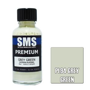SMS AIR BRUSH PAINT 30ML PREMIUM GREY GREEN  ACRYLIC LACQUER SCALE MODELLERS SUPPLY