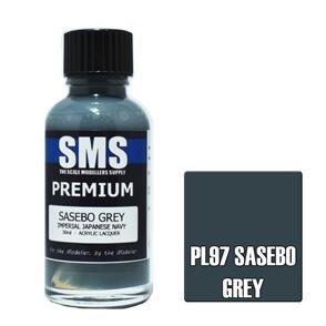 SMS AIRBRUSH PAINT 30ML PREMIUM SASEBO GREY (IJN) ACRYLIC LACQUER SCALE MODELLERS SUPPLY