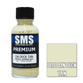 SMS AIRBRUSH PAINT 30ML PREMIUM IJN DECK TAN ACRYLIC LACQUER SCALE MODELLERS SUPPLY
