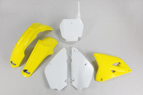 UFO SUKIT405K999 SUZUKI RM85 00-25 RESTYLE PLASTICS KIT (OEM)