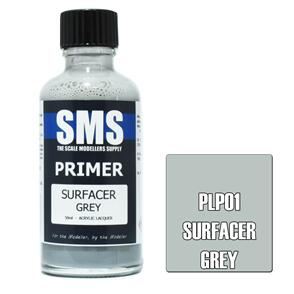 SMS AIRBRUSH PAINT 50ML PRIMER SURFACER GREY ACRYLIC LACQUER SCALE MODELLERS SUPPLY