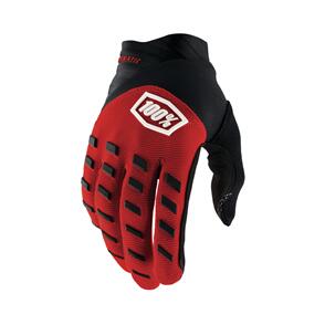 100% 2 AIRMATIC GLOVES RED/BLACK