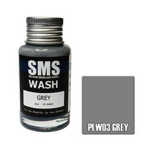 SMS AIRBRUSH PAINT 30ML WASH GREY SCALE MODELLERS SUPPLY