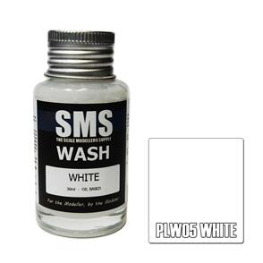 SMS AIRBRUSH PAINT 30ML WASH WHITE SCALE MODELLERS SUPPLY