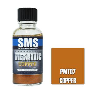 SMS AIR BRUSH PAINT 30ML METALLIC COPPER  ACRYLIC LACQUER SCALE MODELLERS SUPPLY