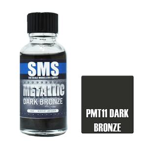 SMS AIR BRUSH PAINT 30ML METALLIC DARK BRONZE  ACRYLIC LACQUER SCALE MODELLERS SUPPLY