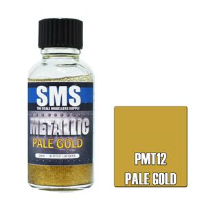 SMS AIR BRUSH PAINT 30ML METALLIC PALE GOLD  ACRYLIC LACQUER SCALE MODELLERS SUPPLY